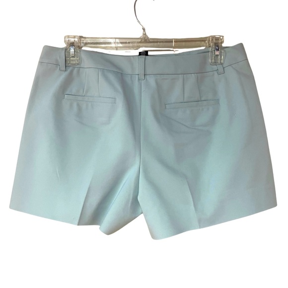 White House Black Market Pants - NWT White House Black Market Blue Cotton Blend Split Side Shorts Sz 14 Short